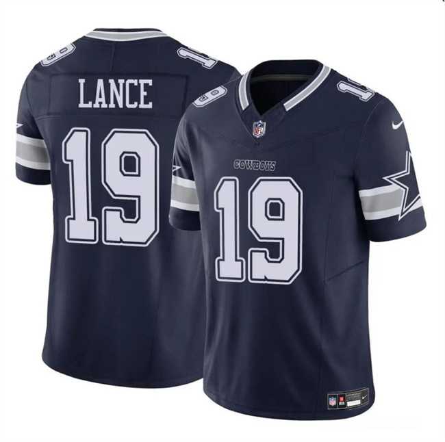 Men & Women & Youth Dallas Cowboys #19 Trey Lance Navy 2023 F.U.S.E Vapor Untouchable Limited Stitched Jersey,We sell and wholesale Men & Women & Youth Dallas Cowboys #19 Trey Lance Navy 2023 F.U.S.E Vapor Untouchable Limited Stitched Jersey on line form chian!